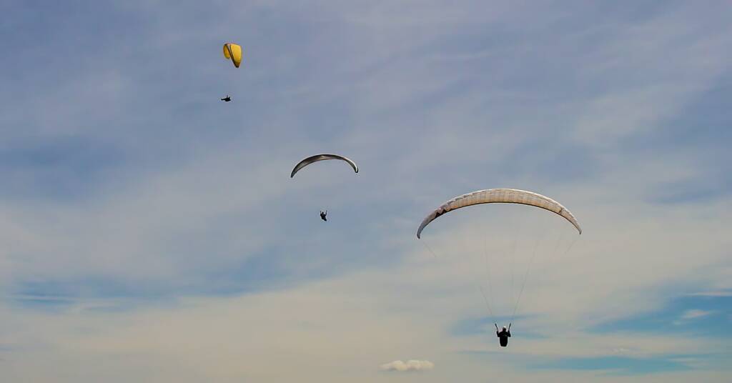 Paragliding from Mystic at Bright, VIC