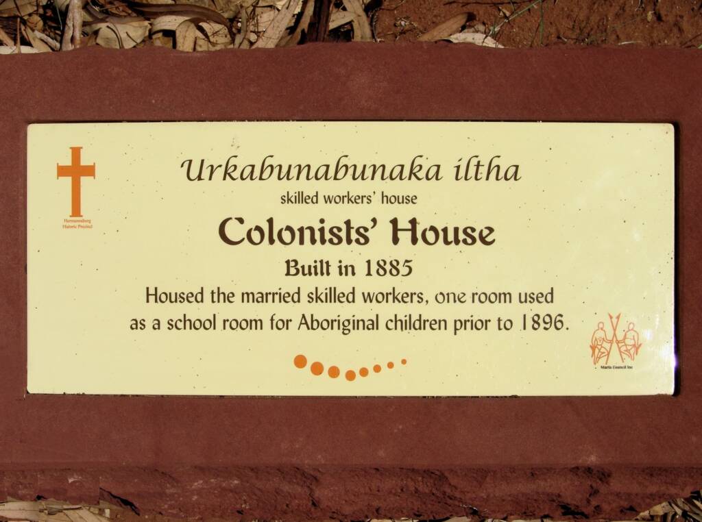 Colonists' House - built in 1885 - Hermannsburg NT
