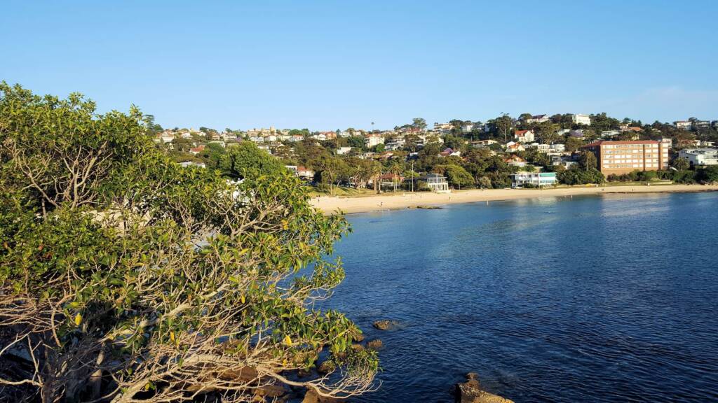 View from Rocky Point Lookout to Edwards Beach, Balmoral, NSW