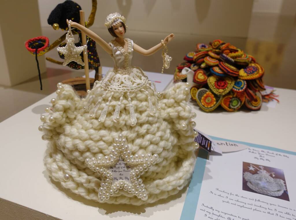 Special Mention Eileen Bladon Teacosy category - 2022 Alice Springs Beanie Festival