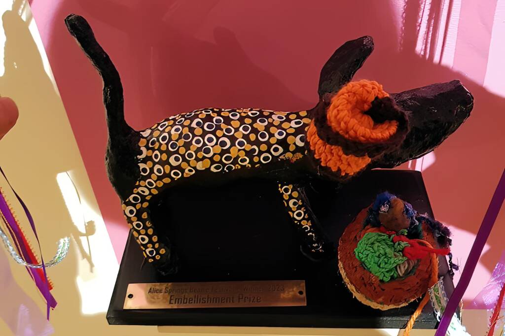 Embellishment Prize Winner Alice Springs Beanie Festival 2023 Trophies
