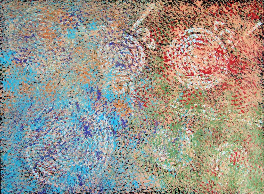 Emu Dreaming, 2008 © Raymond Walters Japanangka