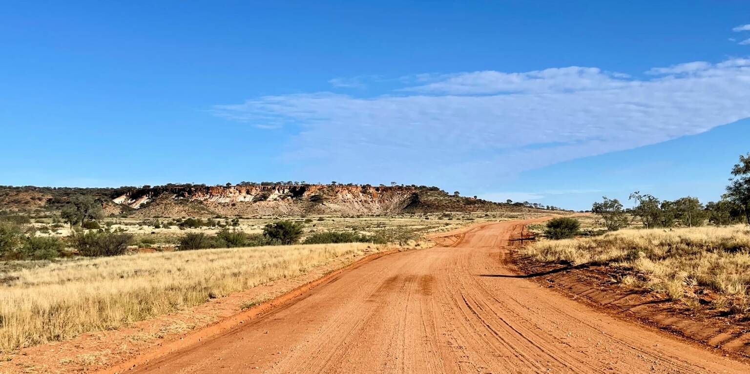 Ernest Giles Road, Central Australia © Toni Ryland