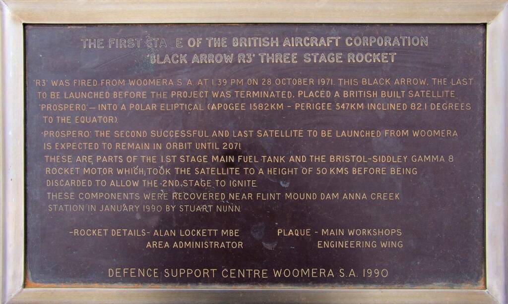 The First Stage of the British Aircraft Corporation signage