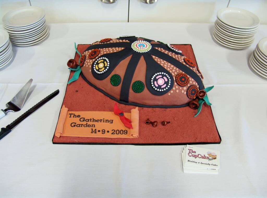 Official Launch of The Gathering Garden (cake) - 14 September 2009
