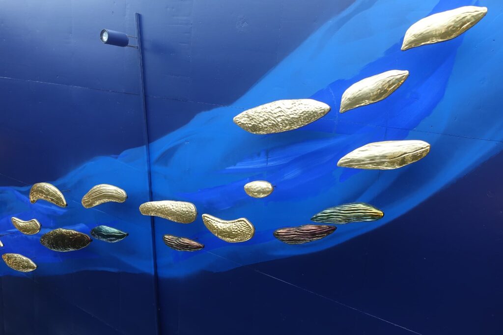"The Canopy" by artist Jacob Nash, Pier Street Underpass, Darling Harbour, Sydney NSW
