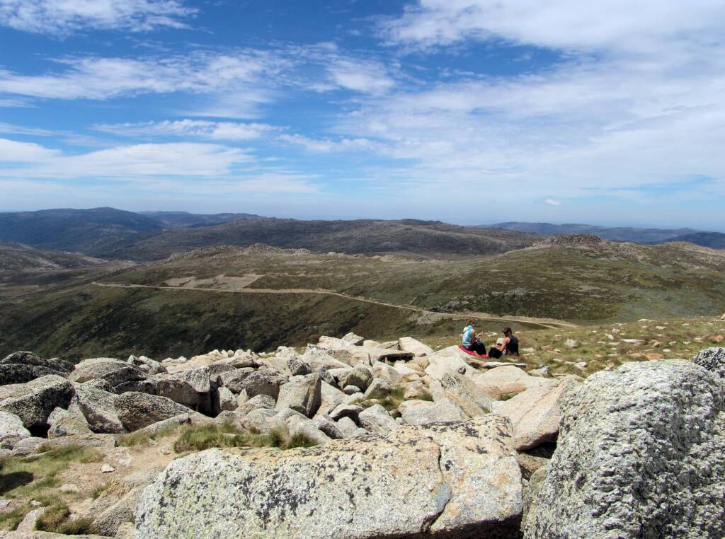 View across Mount Kosciuszko, Kosciuszko National Park, NSW