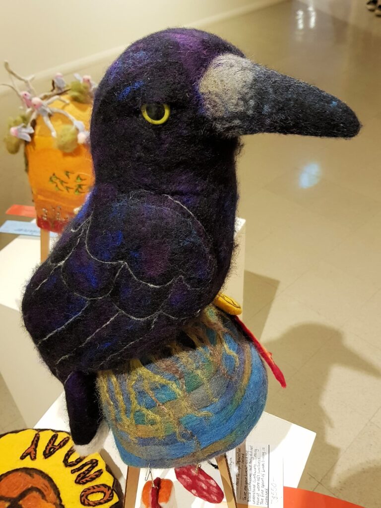 Lunch Diving - Best Catch by Maggie Pereyra, Alice Springs Beanie Festival 2025