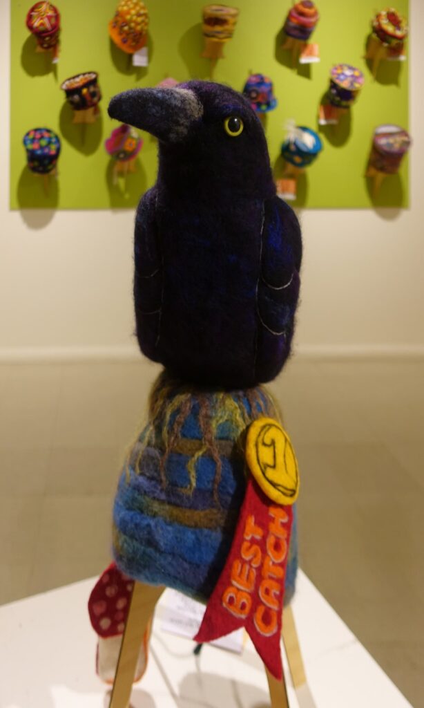 Lunch Diving - Best Catch by Maggie Pereyra, Alice Springs Beanie Festival 2025