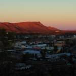 Sunset over Mount Gillen, Alice Springs, NT