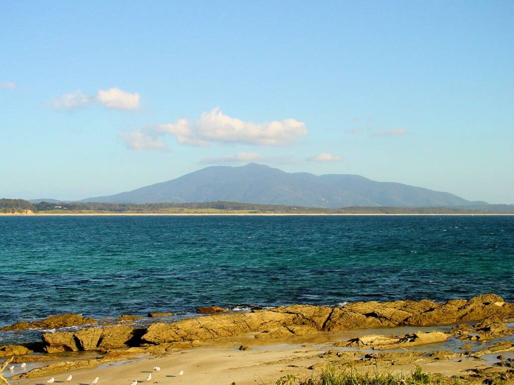 Mount Gulaga (across Horseshoe Bay), Bermagui NSW