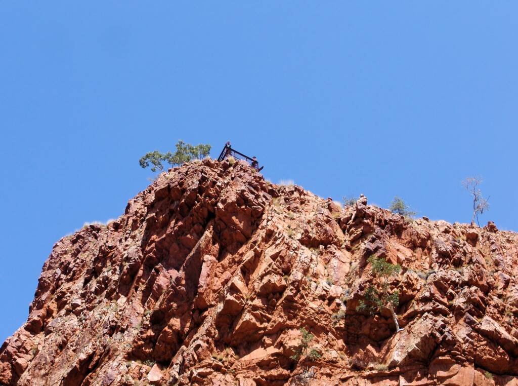 View up to Ormiston Gorge Lookout, NT