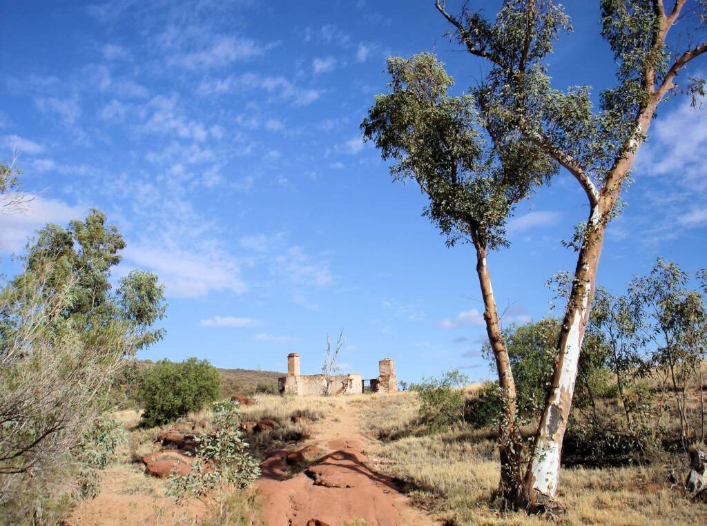 Historic ruins, Owen Springs Reserve, NT