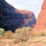 Rainbow at Kata Tjuta, Uluru-Kata Tjuta National Park