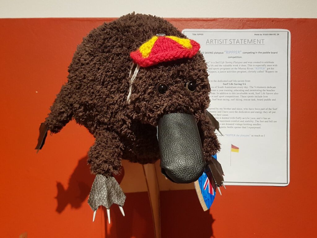 Ripper by Kristin Merritt SA, Alice Springs Beanie Festival 2025
