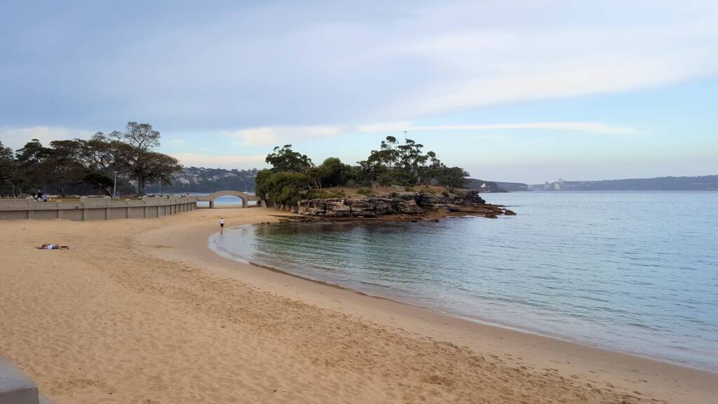 View from Balmoral Beach to Rocky Point, Balmoral NSW