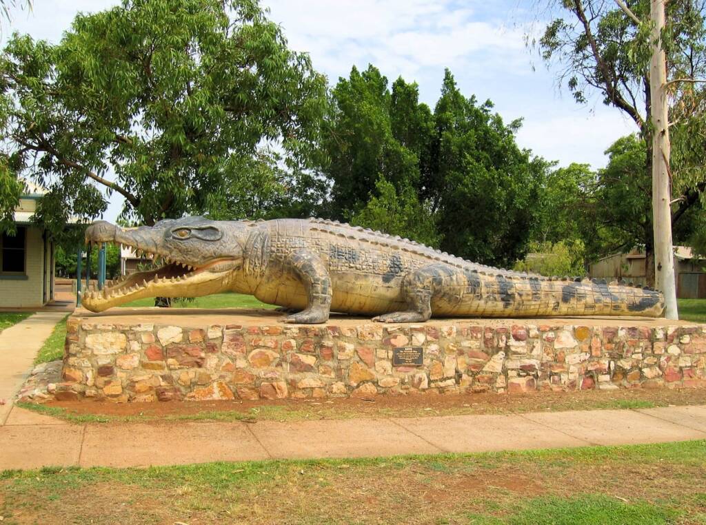 "Savannah King" Krys the Crocodile, Normanton QLD @ Alan Holden