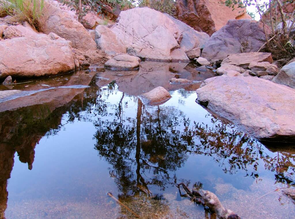 Reflections at Simpsons Gap, NT