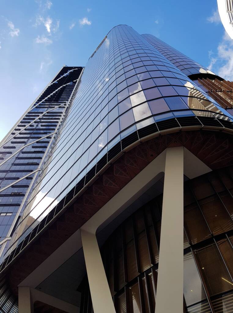 View looking up in the CBD, Sydney NSW