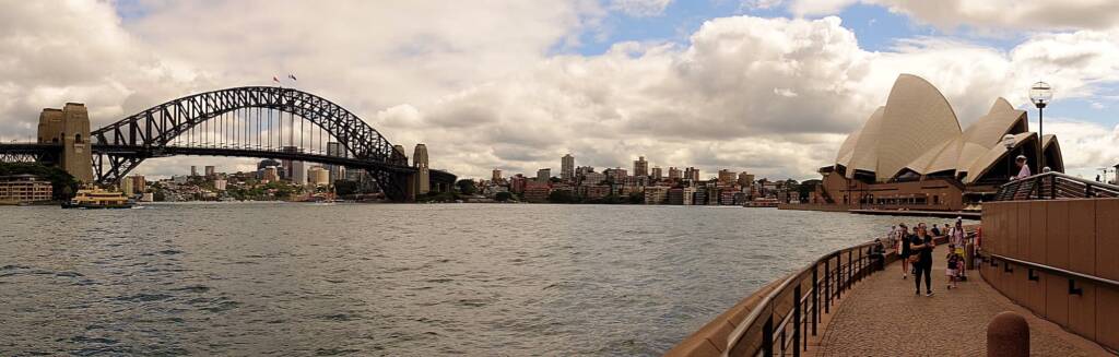 Sydney Harbour Bridge and the Sydney Opera House NSW
