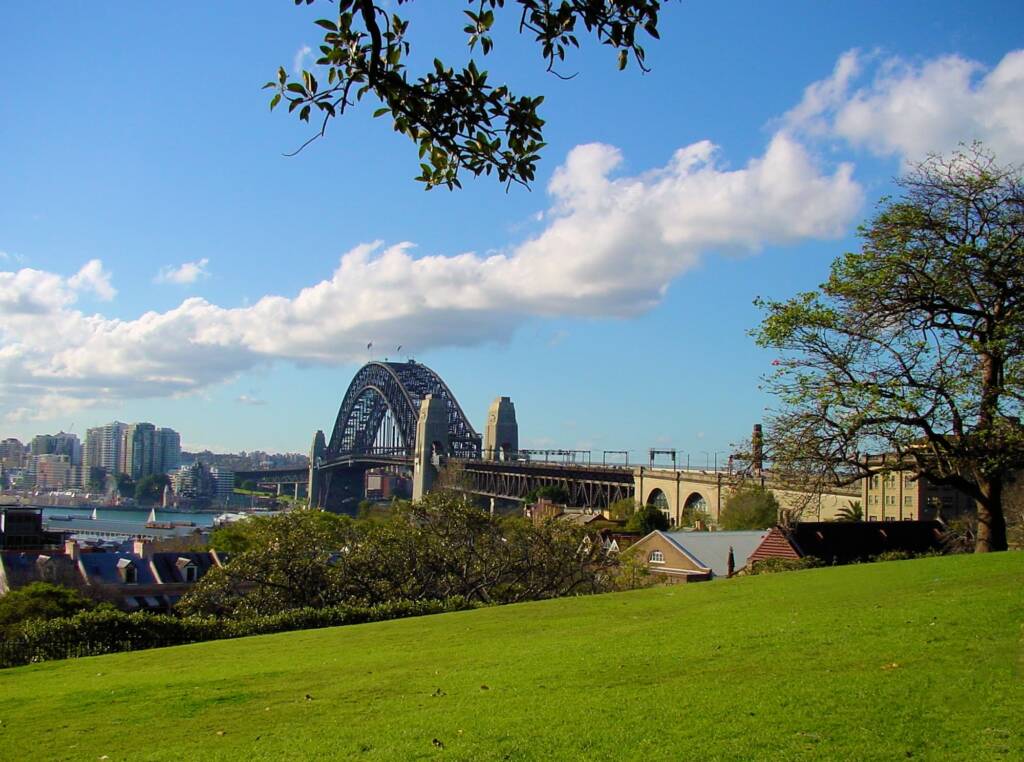 Sydney Harbour Bridge (from Observatory Hill Park), Sydney NSW