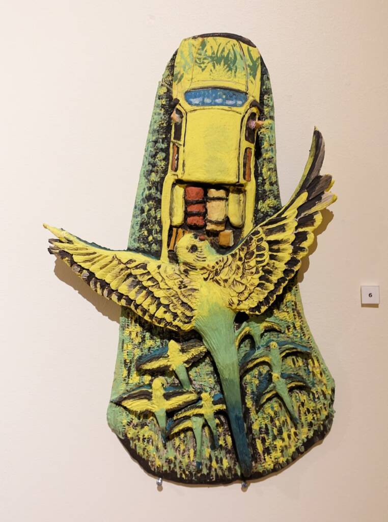 The Biggest Budgie by Franca Barraclough, (Ceramics), section Stories, Advocate Art Award 2023