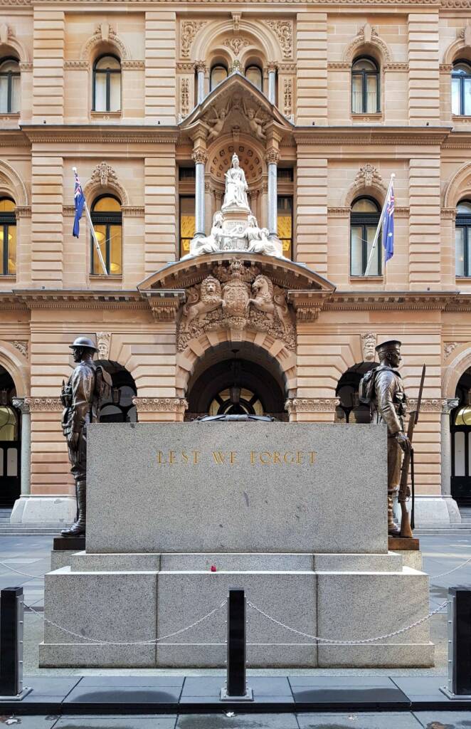 The Cenotaph "Less We Forget", Martin Place, Sydney NSW