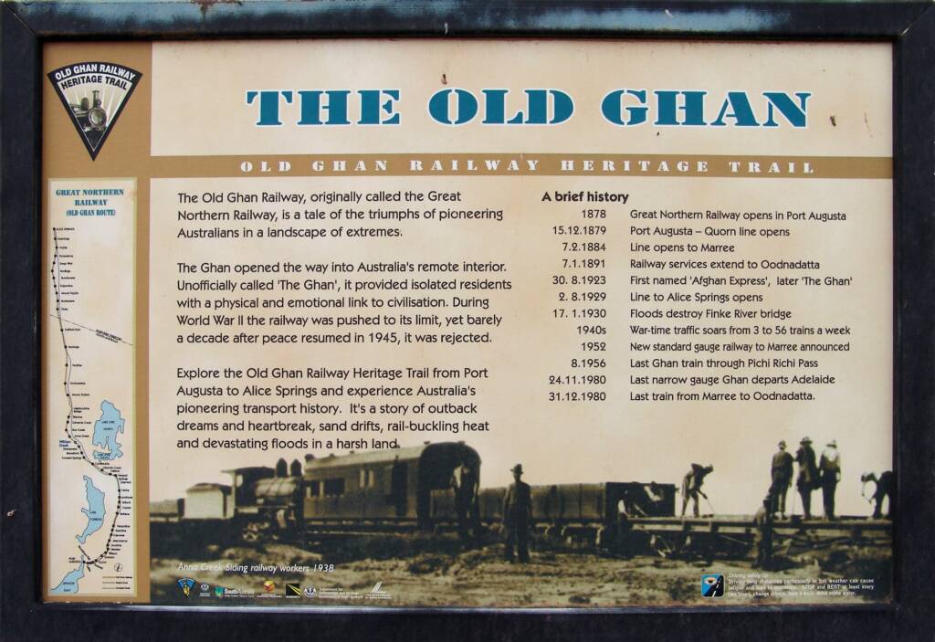 The Old Ghan - Old Ghan Railway Heritage Trail