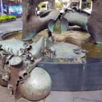 Tank Stream Fountain by sculptor Stephen Walker, Herald Square, Sydney NSW