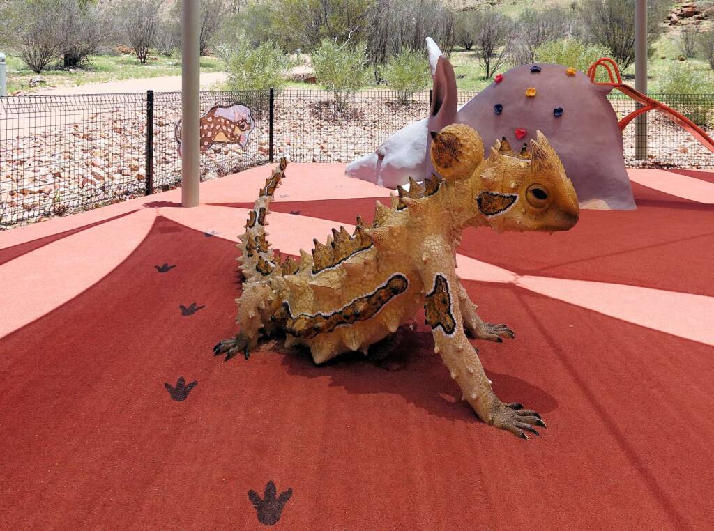 Thorny Devil - Alice Springs Desert Park children playground
