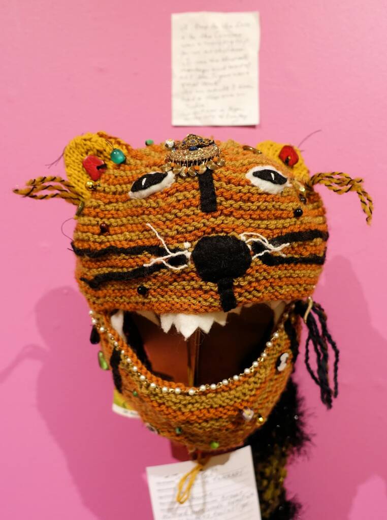 Tiger Tail by Louise Thackray, Alice Springs Beanie Festival 2023