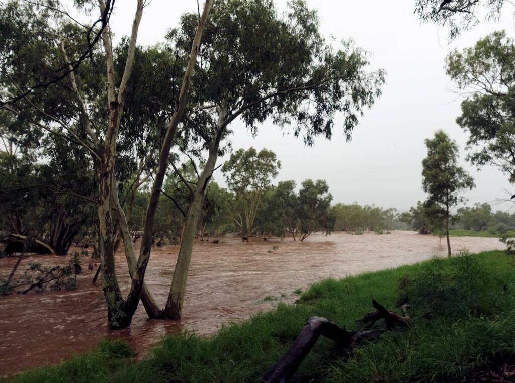 Todd River south of Heavitree Gap, Alice Springs, NT