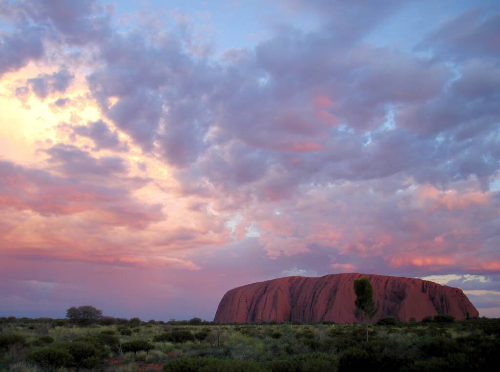 Early evening at Uluru