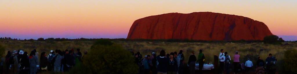 Uluru, viewing culture at dust