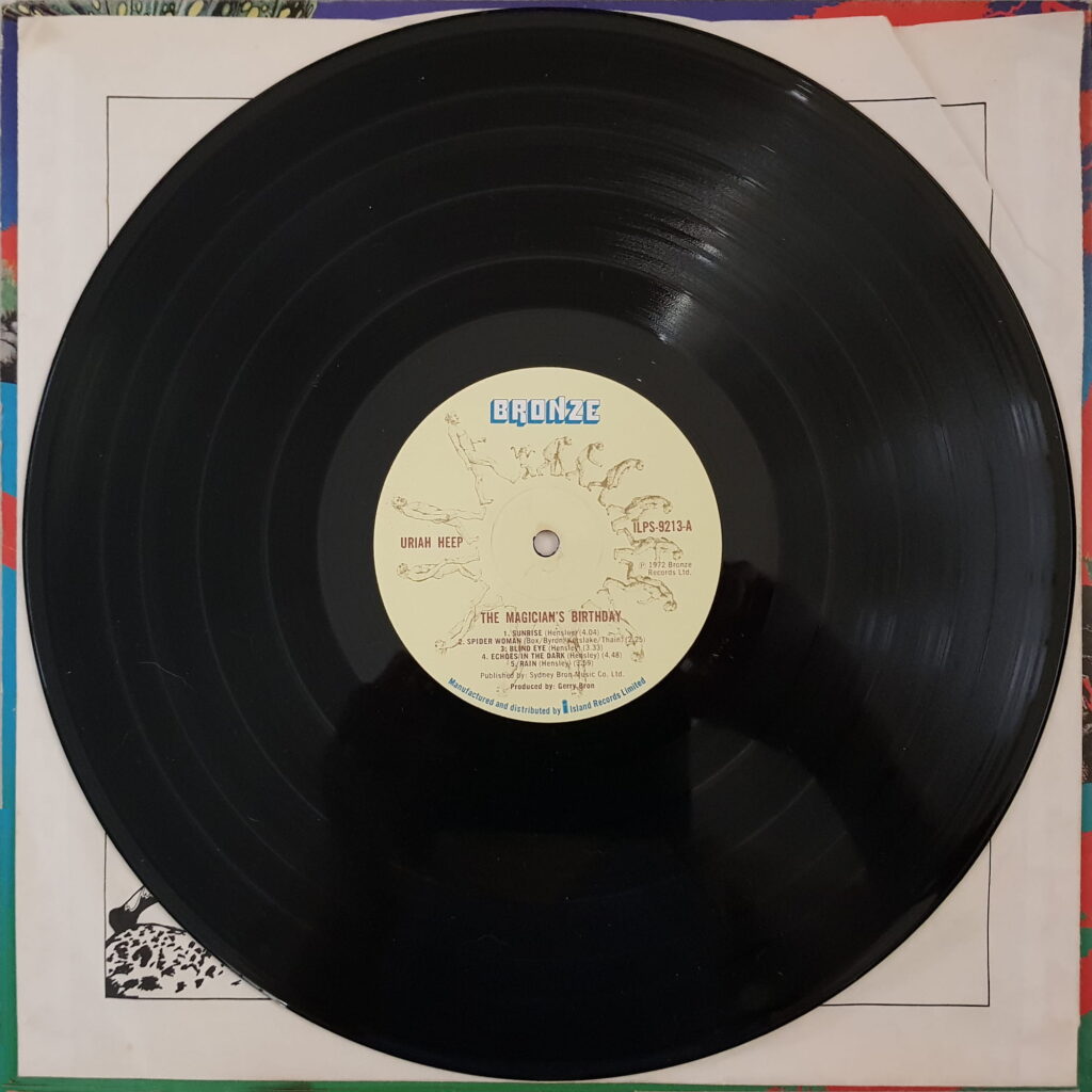 Uriah Heep - The Magician's Birthday (vinyl side A)