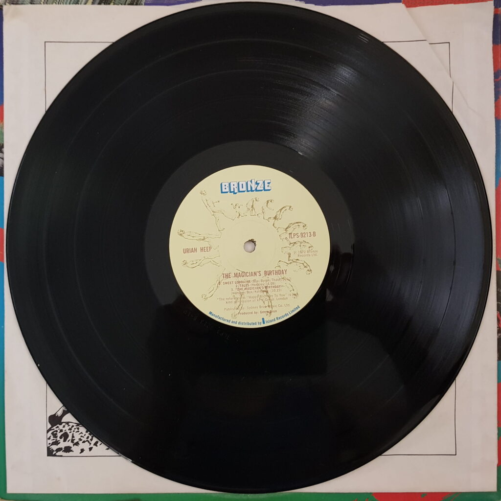 Uriah Heep - The Magician's Birthday (vinyl side B)