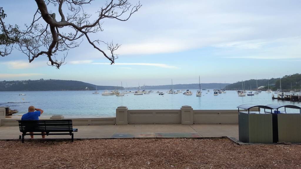View out across North Harbour from Balmoral Beach, NSW