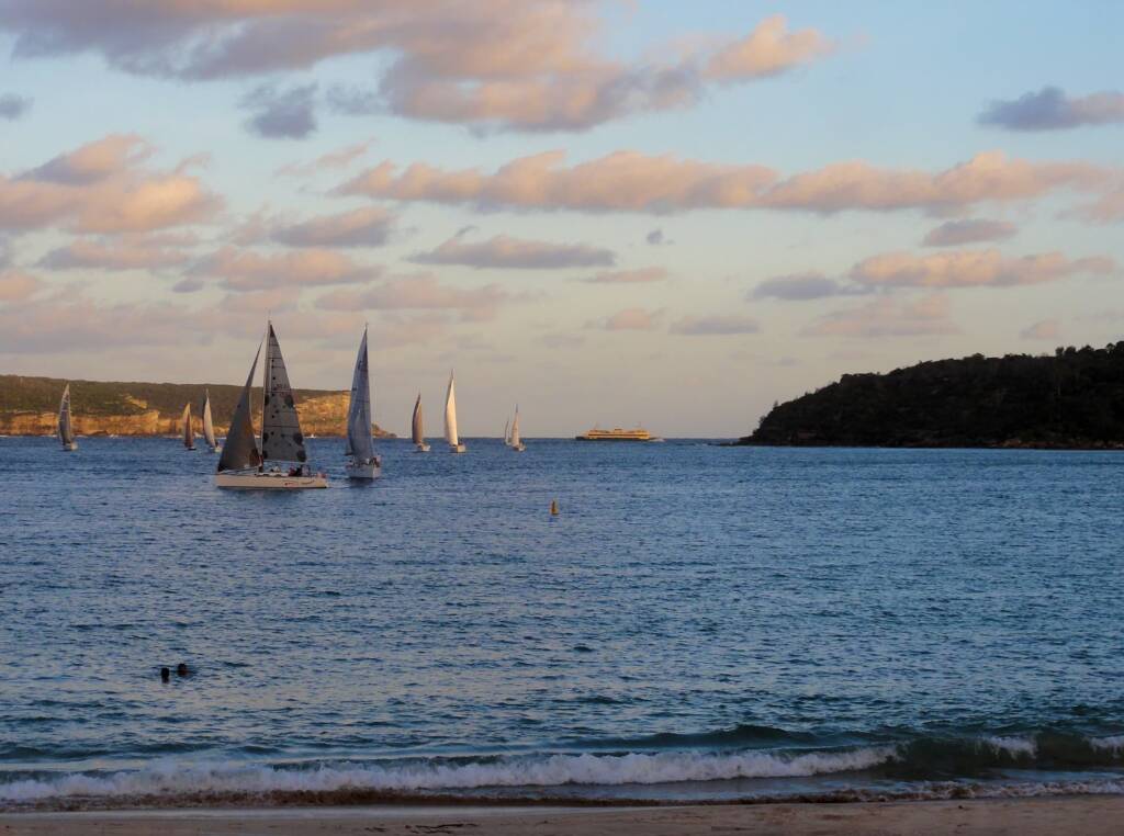 View across North Harbour from Balmoral Beach, Mosman NSW