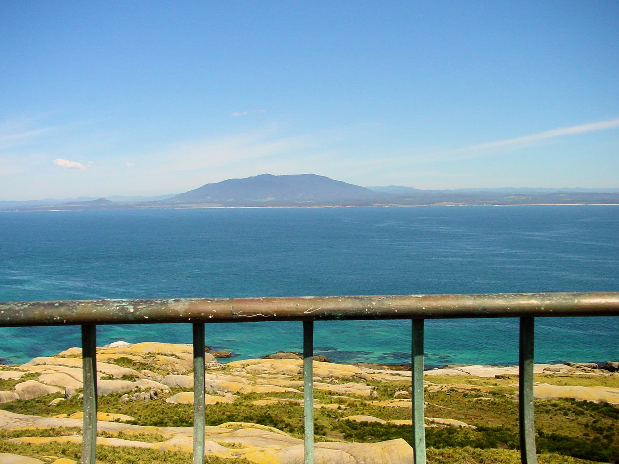 View from Lighthouse to Gulaga / Mount Dromedary, Barunguba Montague Island NSW